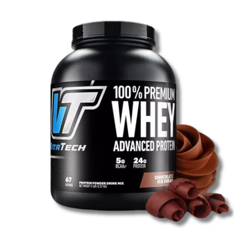 Vitatech 100% Premium Whey (5 lbs) - 67 Servicios.